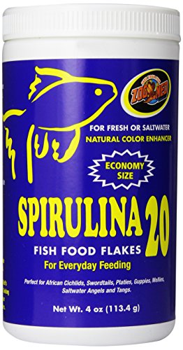 Krmivo pre ryby Zoo Med Spirulina 20 Flake, 4 unce