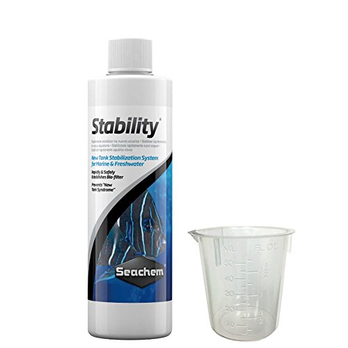Stabilita Seachem, 500 ml / 50 ml zväzok odmerky